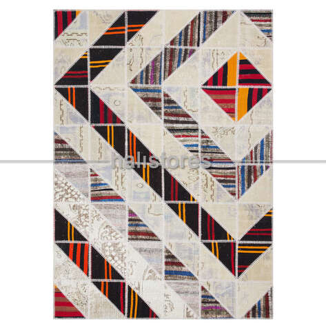 Liviadora Tasarım Patchwork Halı Art MD4079 - 2