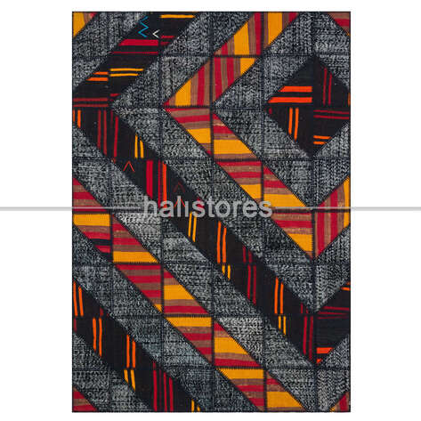 Liviadora Tasarım Patchwork Halı Art MD4083 - 2