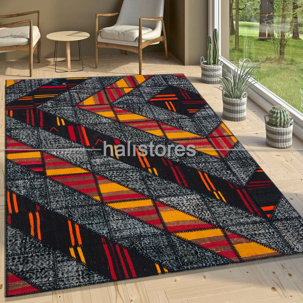 Liviadora Tasarım Patchwork Halı Art MD4083