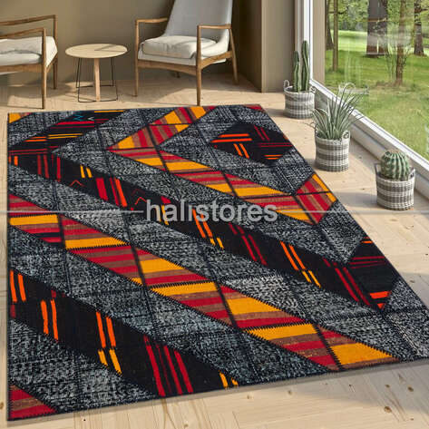 Liviadora Tasarım Patchwork Halı Art MD4083 - 1