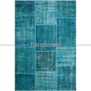 Liviadora Turkuaz Patchwork Halı (3)