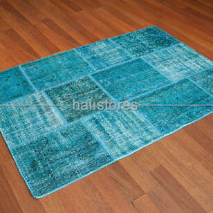 Liviadora Turkuaz Patchwork Halı (2)