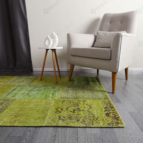 Liviadora Yeşil Patchwork Halı - 2