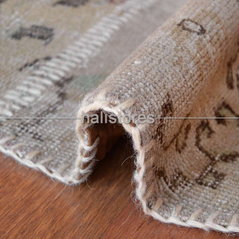 Liviadora Yuvarlak Antik Patchwork Halı Bej - 4