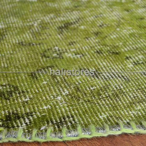 Liviadora Yuvarlak Patchwork Halı Fıstık Yeşili - 5