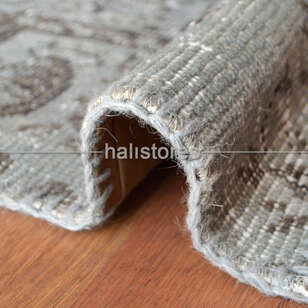 Liviadora Yuvarlak Patchwork Halı Gri-Kahve (3)