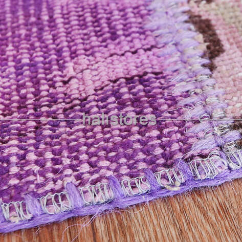 Liviadora Yuvarlak Patchwork Halı Lila - 4