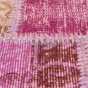 Liviadora Yuvarlak Patchwork Halı Lila (3)