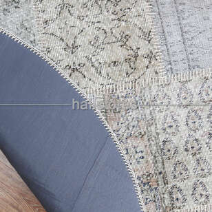 Liviadora Yuvarlak Patchwork Halısı Gri (6)