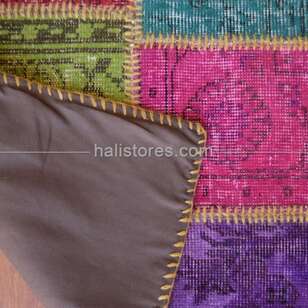 Liviadora Yuvarlak Patchwork Halısı Multi (5)
