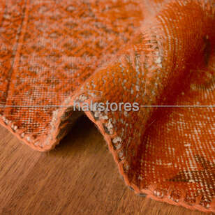 Liviadora Yuvarlak Patchwork Halısı Turuncu (4)