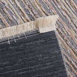 Makinede Yıkanabilir Şönil Dokuma Kilim Bej 8703 (6)
