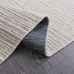 Makinede Yıkanabilir Şönil Dokuma Kilim Krem 8701 (4)