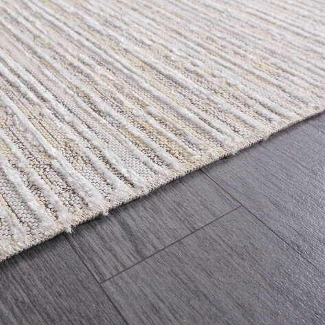 Makinede Yıkanabilir Şönil Dokuma Kilim Krem 8701 - 5