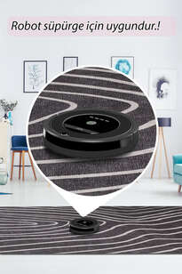 Modern Art Şönil Dokuma Pamuk Polyester  Halı HS 421 (6)