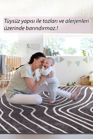 Modern Art Şönil Dokuma Pamuk Polyester  Halı HS 421 - 8