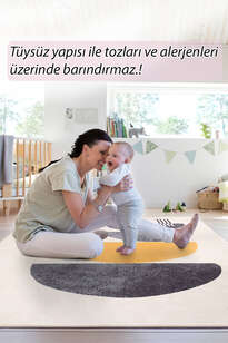 Modern Art Şönil Dokuma Pamuk Polyester Renkli Halı HS 399 (8)