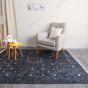 Modern Desenli Antrasit Kilim Halı Milas 5052 (3)
