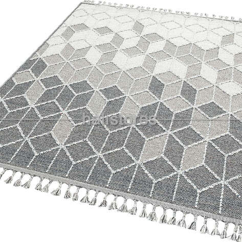 Modern Desenli Gri Halı Soho SH 03 - 3