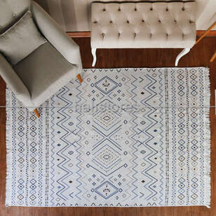 Modern Desenli Kilim Halı Arya Ar 05 Bej (3)