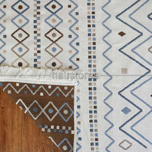 Modern Desenli Kilim Halı Arya Ar 05 Bej (7)