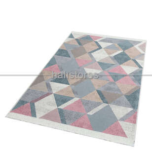 Modern Desenli Kilim Halı Arya Ar 10 Mavi (4)