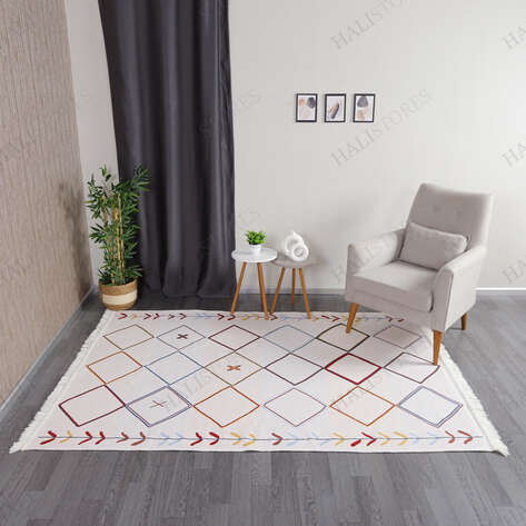 Modern Desenli Kilim Halı Arya Ar 21 Multy - 1