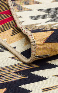 Etnik Desenli Kilim Halı Arya Ar 33 Kırmızı (5)