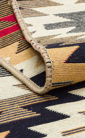 Etnik Desenli Kilim Halı Arya Ar 33 Kırmızı - 5