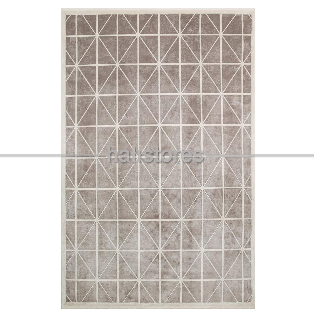 Modern Salon Halısı Lugano 05 Gri Krem