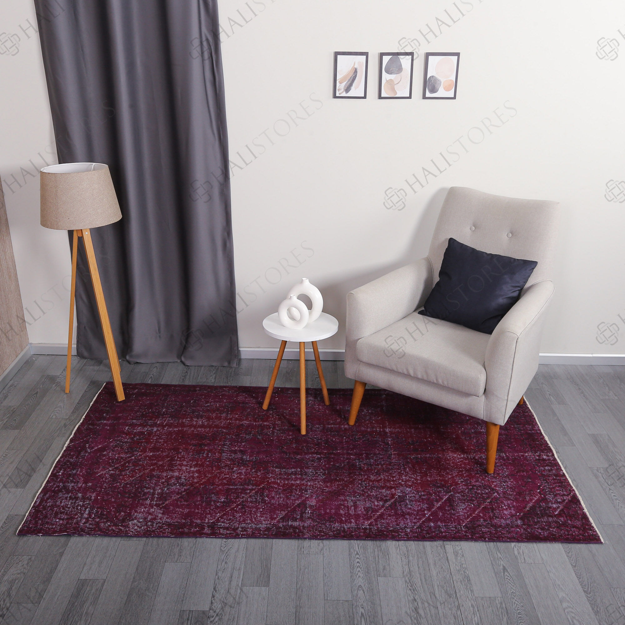 Mor Vintage Halı 108 x 208 cm