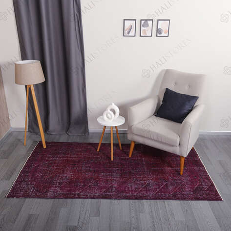 Mor Vintage Halı 108 x 208 cm - 1