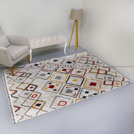 Motif Desenli Kilim Halı Milas 5018 - 1