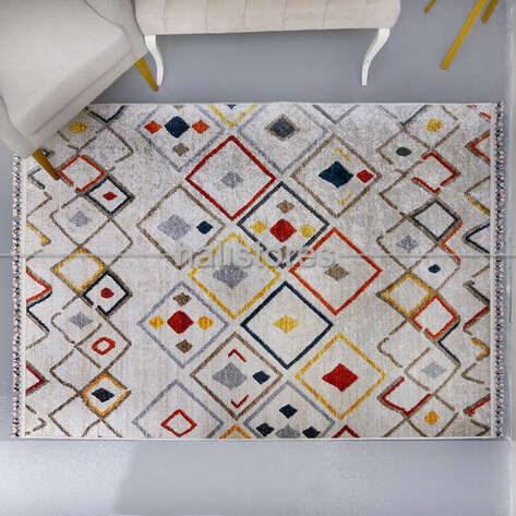 Motif Desenli Kilim Halı Milas 5018 - 2