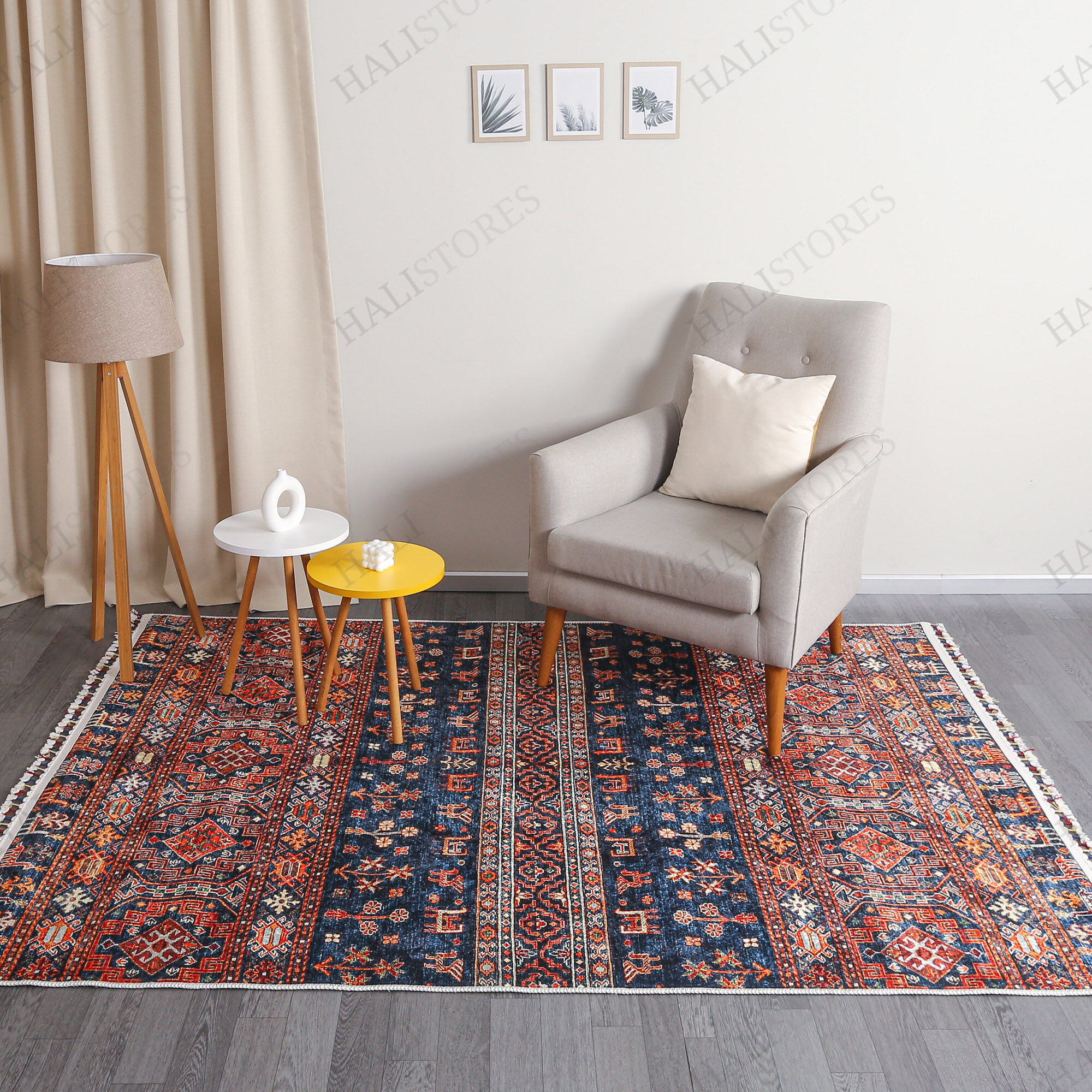 Motif Desenli Kilim Halı Milas 5091