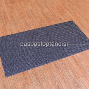 Paspas Toptancısı - Nem ve Toz Alıcı Gri Ofis Tipi Yolluk Halı Paspas