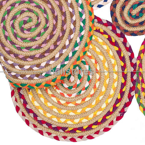Örgü Halı Choti Mix 01 Renkli - 5