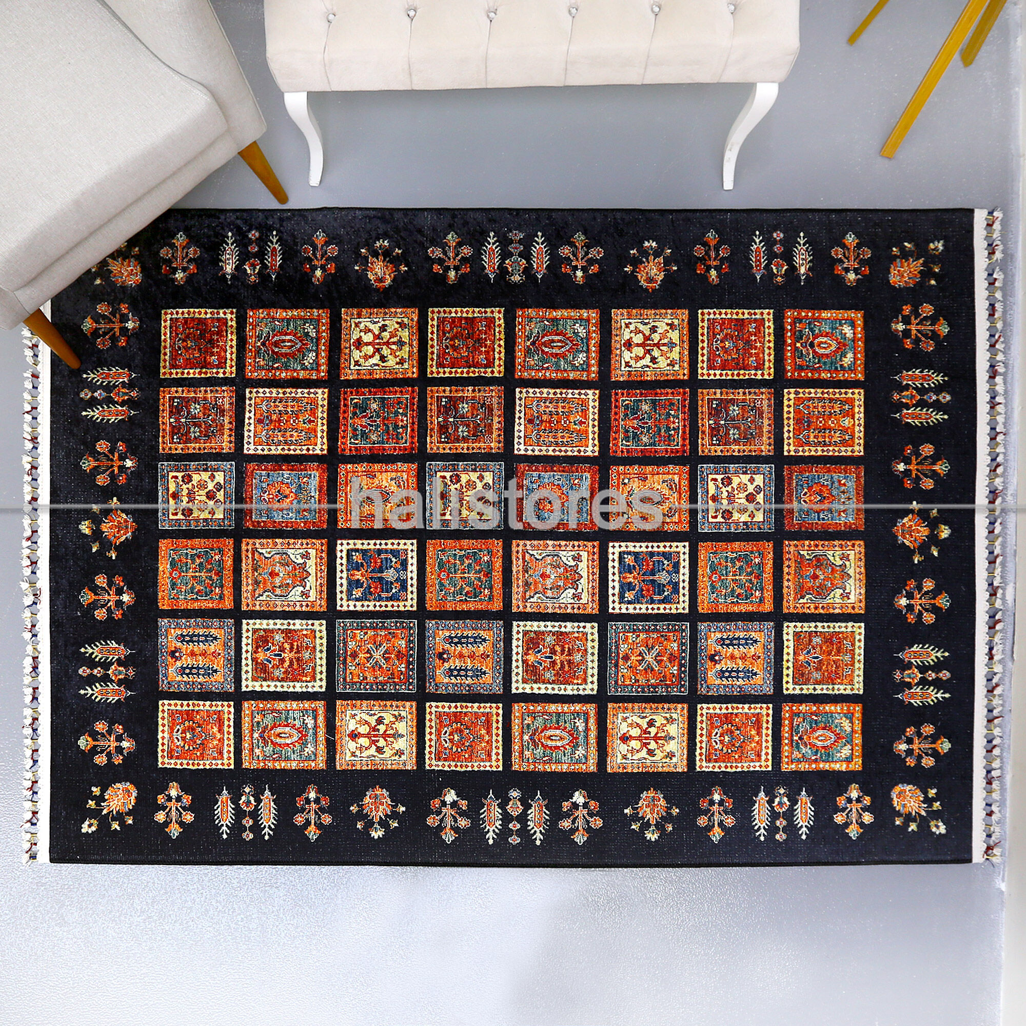 Otantik Desenli Kilim Halı Milas 5063