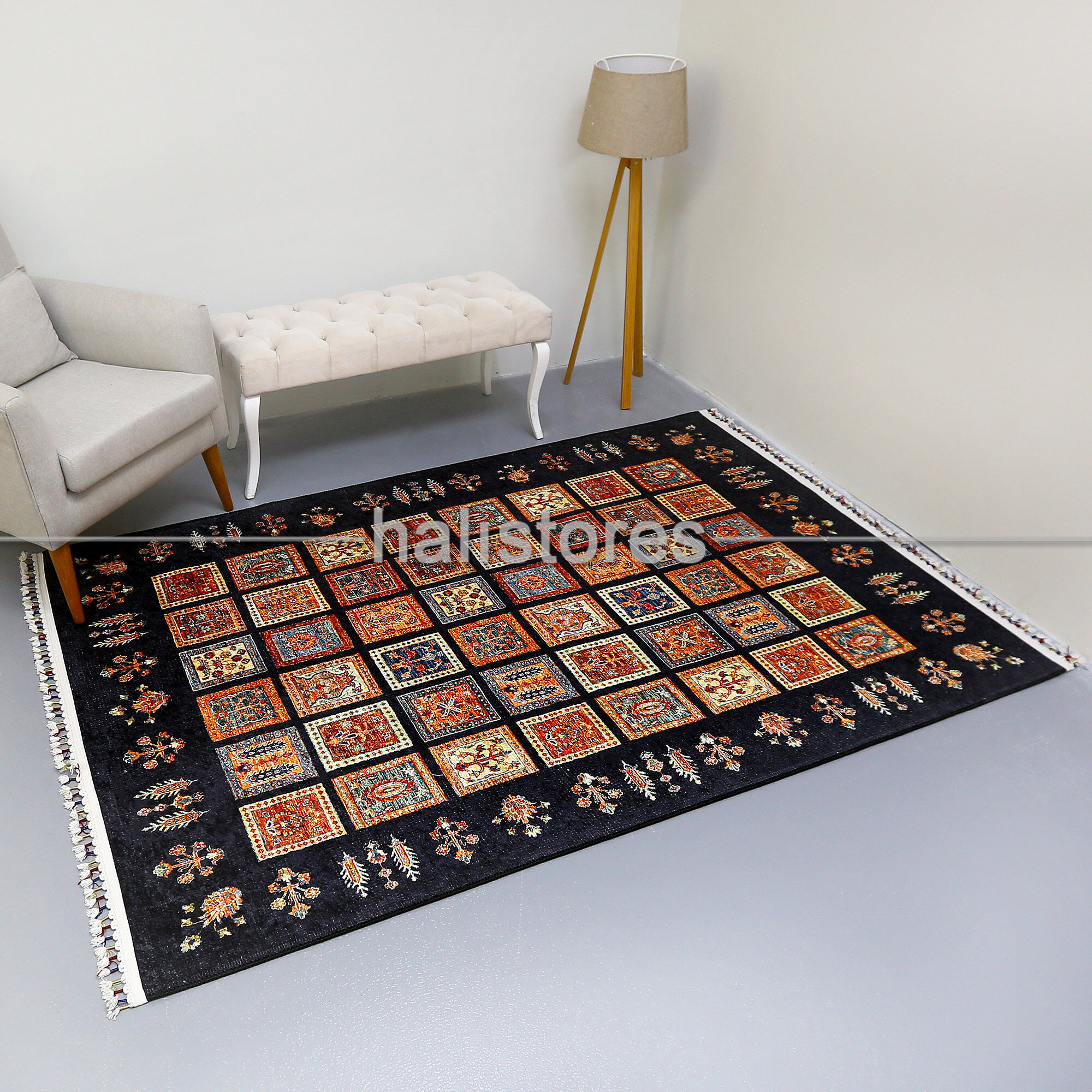 Otantik Desenli Kilim Yolluk Halı Milas 5063