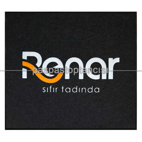 Otomotiv Firmaları için Logolu Siyah Paspas - 2