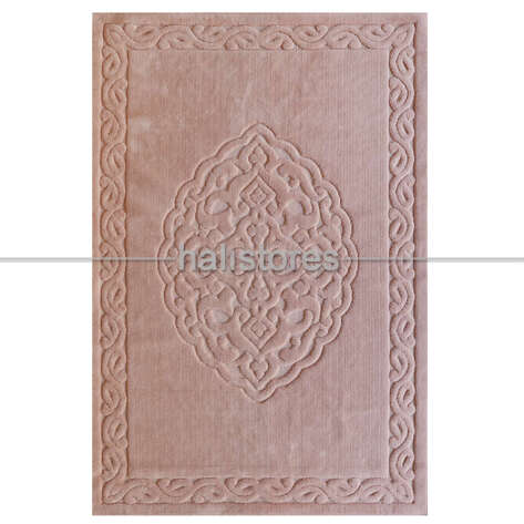 Ottoman %100 Pamuk Yıkanabilir Pudra Halı - 4