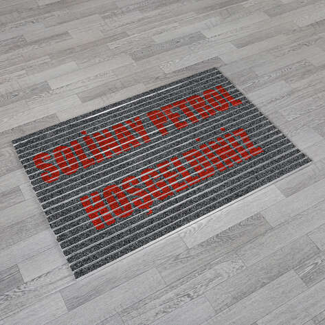 Özel Alüminyum Logolu Paspas - 1