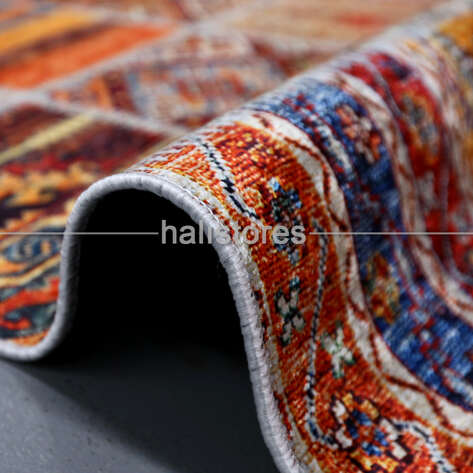 Patchwork Desenli Renkli Yolluk Halı Zen - 3