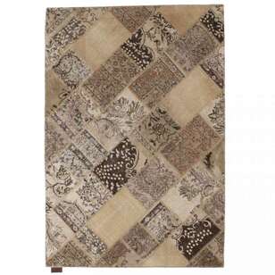 Patchwork El Halısı Cross Bej (1)