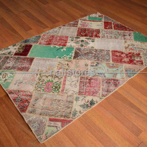 Patchwork El Halısı Cross Multi Naturel - 2