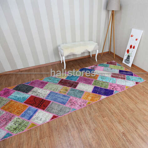 Patchwork El Halısı Cross Multi - 2