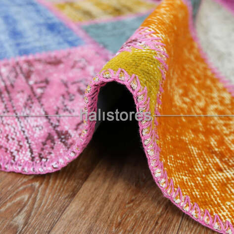 Patchwork El Halısı Cross Multi - 3
