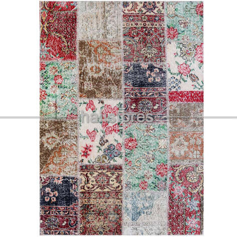 Patchwork El Halısı Multi Naturel - 2