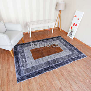 Patchwork El Halısı Nest Gri Kahve (1)