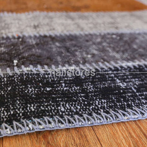 Patchwork El Halısı Nest Gri Kahve - 4